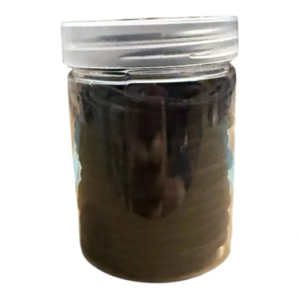 Black Hair Ties in small plastic container